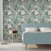 Papel Pintado Eden Gris Y Verde Claro Dutch Wallcoverings