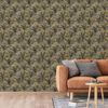 Papel Pintado Palm Trees Dorado Y Negro Dutch Wallcoverings