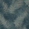 Papel De Pared Palm Azul Petróleo Dutch Wallcoverings