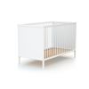 Cama Y Cambiador Para La Habitación Del Bebé En Madera Blanco - Webaby