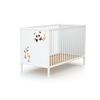 Cama Y Cambiador Para La Habitación Del Bebé Panda En Madera Blanco - Webaby