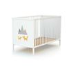 Cuna De Madera Y Mueble Cambiador Blanco 60x120 - Webaby