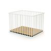 Parque Infantil De Madera En Madera Blanco 70 X 100 Cm - Webaby