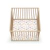 Parque Infantil En Madera Haya Cruda 100 X 100 Cm - Webaby