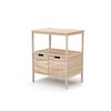 Mueble Cambiador De Madera Haya Bruto  - At4