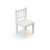 Silla Infantil En Madera Blanco - Webaby