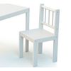 Silla Infantil En Madera Blanco - Webaby