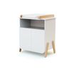 Mueble Cambiador Blanco Y Haya  - At4