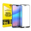 Actecom Protector Pantalla Completo 3d 5d Negro Cristal Templado Para Huawei P20 Lite