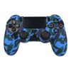 Actecom Funda Carcasa + Grip Silicona Camuflaje Azul Mando Sony Ps4 Playstation 4