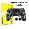 Actecom Funda Carcasa + Grip Silicona Camuflaje Gris Mando Sony Ps4 Playstation 4