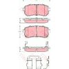 4 Pastillas De Freno Gdb3421