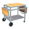 Cook'in Garden - Carrito Para Plancha De Madera Y Metal Grandi Xl