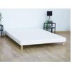 Somier Tapizado Asthenis  190x140x23 Cm Color Blanco Vente-unique