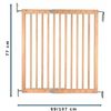 Barrera De Seguridad Infantil Plum - 69 A 107 Cm - Madera - Giratoria