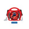 Lector Cd Portátil Con 2 Micrófonos - Ladybug