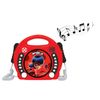 Lector Cd Portátil Con 2 Micrófonos - Ladybug