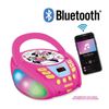 Reproductor De Cd Bluetooth Con Luces Y Usb - Minnie