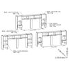 Cabecero Doble Watson Melamina Miroytengo 135-150 Cm - Roble