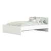 Cama Estructura Blanca 2 Cajones Dormitorio Juvenil Infantil Michigan Estilo Moderno 135 O 140 Cm