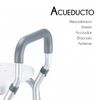 Silla/ Taburete Para Baño Y Ducha Acolchado, De Aluminio, Rectangular.