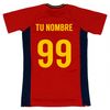 Camiseta Fútbol Personalizable Adulto  España. Producto Oficial De España Mundial Catar 2022