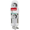 Regleta Legrand 694549/ 3 Tomas De Corriente/ Blanca Y Gris