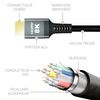 Cable Hdmi 2.1 8k Ultra High Speed 3m Metronic 370321