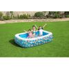 Piscina Hinchable Infantil Azul 229x152x56 Cm