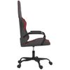 Silla Gaming Cuero Sintético Negro Y Rojo Vino Tinto