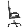 Silla Gaming Cuero Sintético Negro Y Blanco