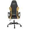 Silla Gaming Cuero Sintético Negro Y Dorado