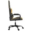 Silla Gaming Cuero Sintético Negro Y Dorado