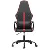 Silla Gaming Cuero Sintético Negro Y Rojo Vino Tinto