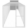 Gallinero Y Corral Acero Galvanizado Gris Claro 165x1271x181 Cm