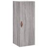 Aparador Alto Madera Contrachapada Gris Sonoma 34,5x34x180 Cm