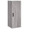 Aparador Alto Madera Contrachapada Gris Sonoma 34,5x34x180 Cm