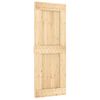 Puerta Corredera Con Herrajes Madera Maciza De Pino 80x210 Cm