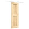 Puerta Corredera Con Herrajes Madera Maciza De Pino 70x210 Cm