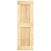 Puerta Corredera Con Herrajes Madera Maciza De Pino 70x210 Cm