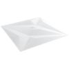 Paneles De Pared 12 Uds Xps Estrella Blanco 50x50 Cm 3 M²