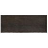 Estante Pared Madera Roble Tratada Marrón Oscuro 160x60x(2-6)cm