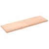 Tablero De Mesa Madera Maciza Borde Natural 160x50x(2-6) Cm