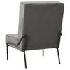 Silla De Relajación De Terciopelo Gris Oscuro 65x79x87 Cm