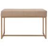 Banco 80 Cm Terciopelo Beige