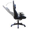 Silla De Gaming De Cuero Sintético Negro Y Azul