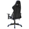 Silla De Gaming De Cuero Sintético Negro Y Azul