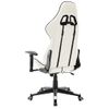 Silla De Gaming De Cuero Sintético Blanco Y Negro