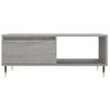 Mesa De Centro Madera Contrachapada Gris Sonoma 90x50x36,5 Cm