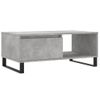 Mesa De Centro Madera Contrachapada Gris Hormigón 90x50x36,5 Cm